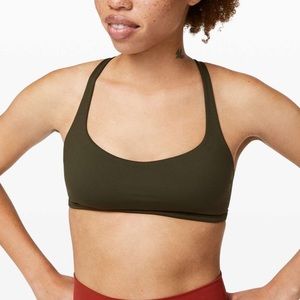 Lululemon Free To Be Bra - Wild in Dark Olive
